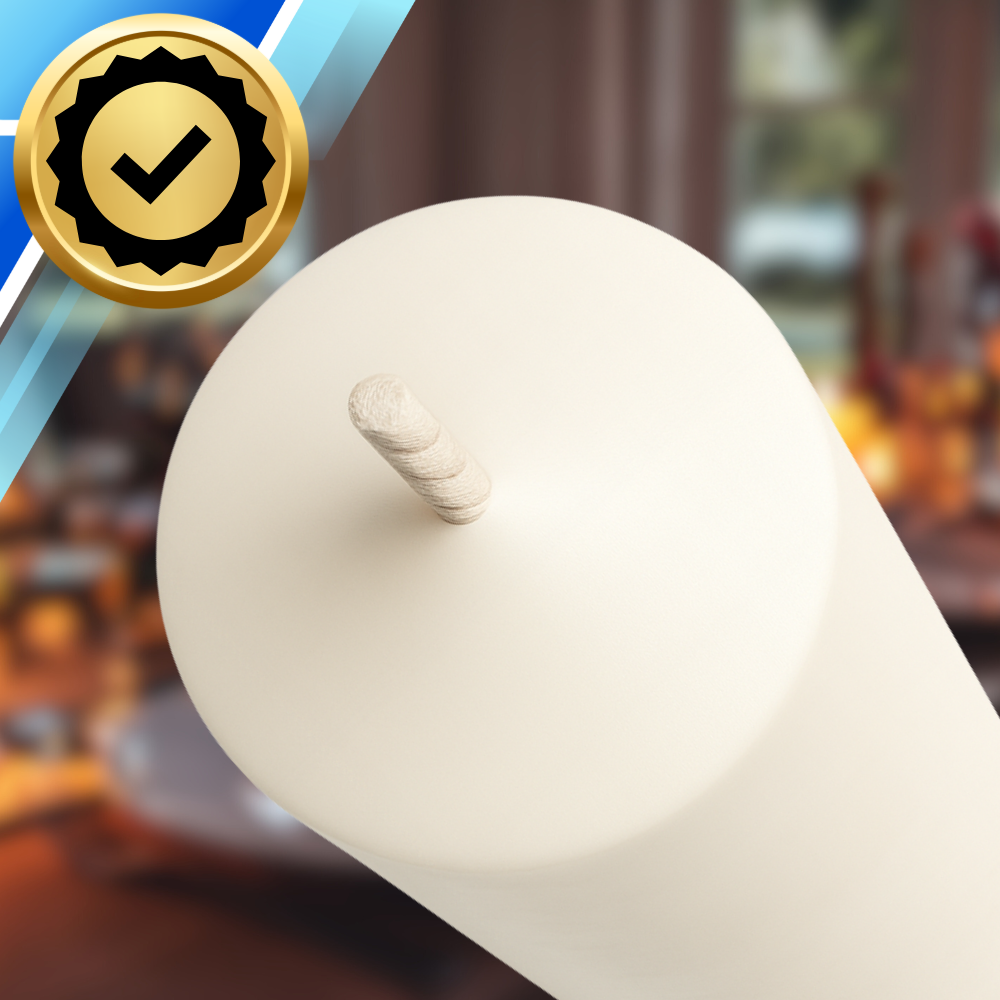 świece stołowe 48 szt. | klasyczne świece białe do świecznika