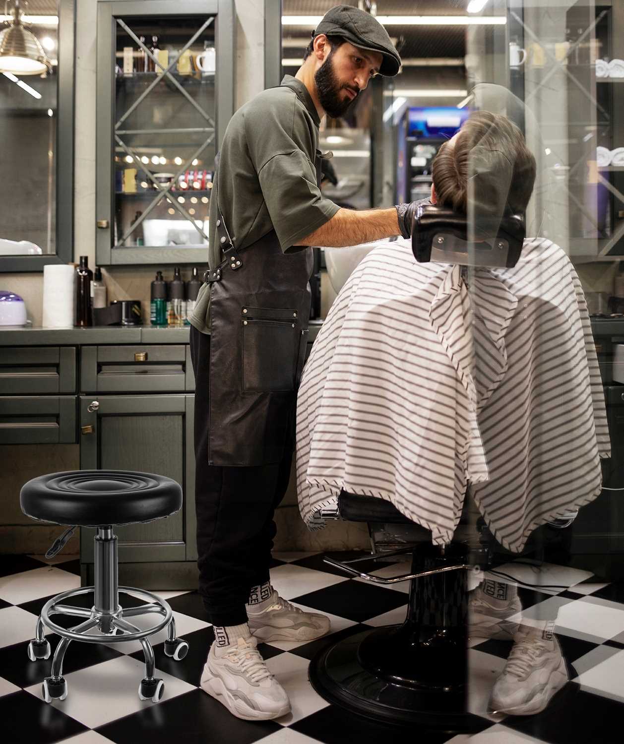 stołek fryzjerski - hoker