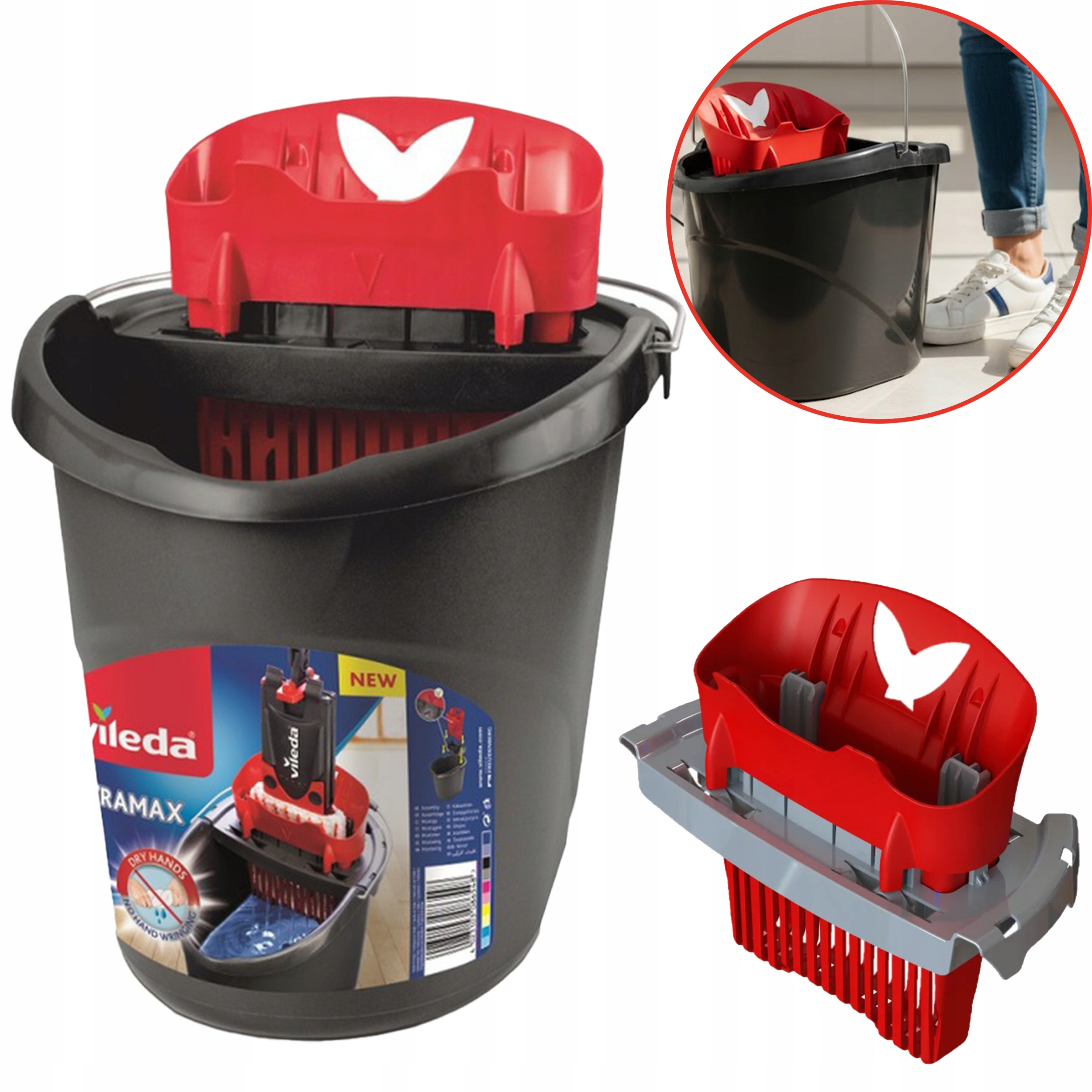 wiaderko z wyciskaczem vileda ultramax