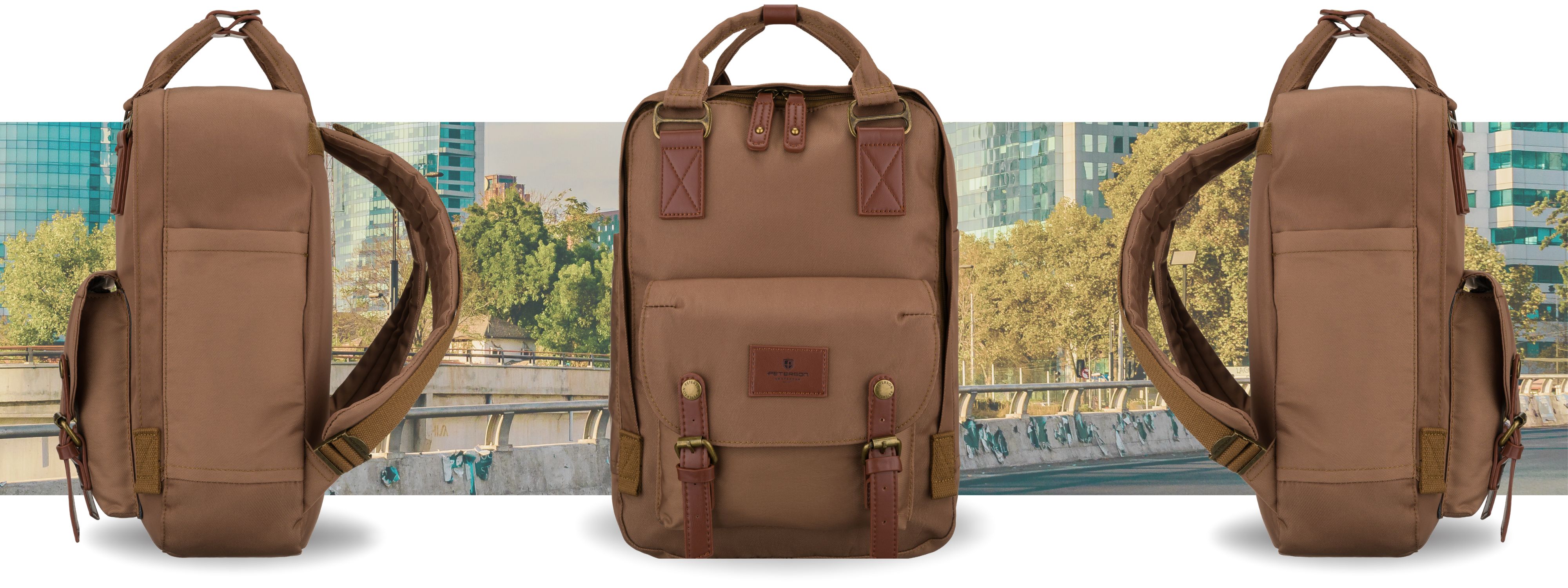 plecak ptn gamma-0398 brown