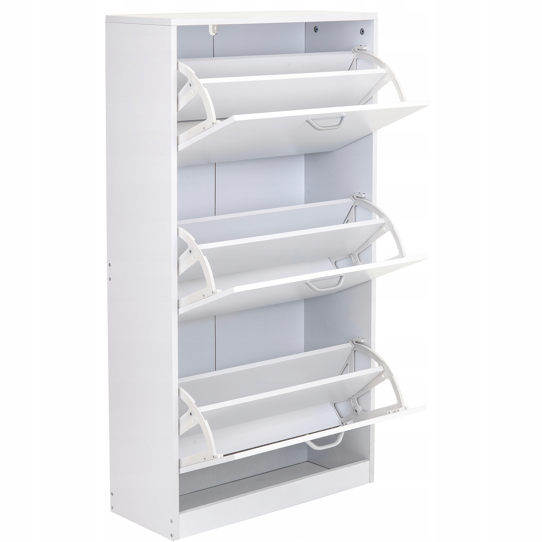 szafka na buty regał 3 komory obuwie komoda pojemna do przedpokoju regał