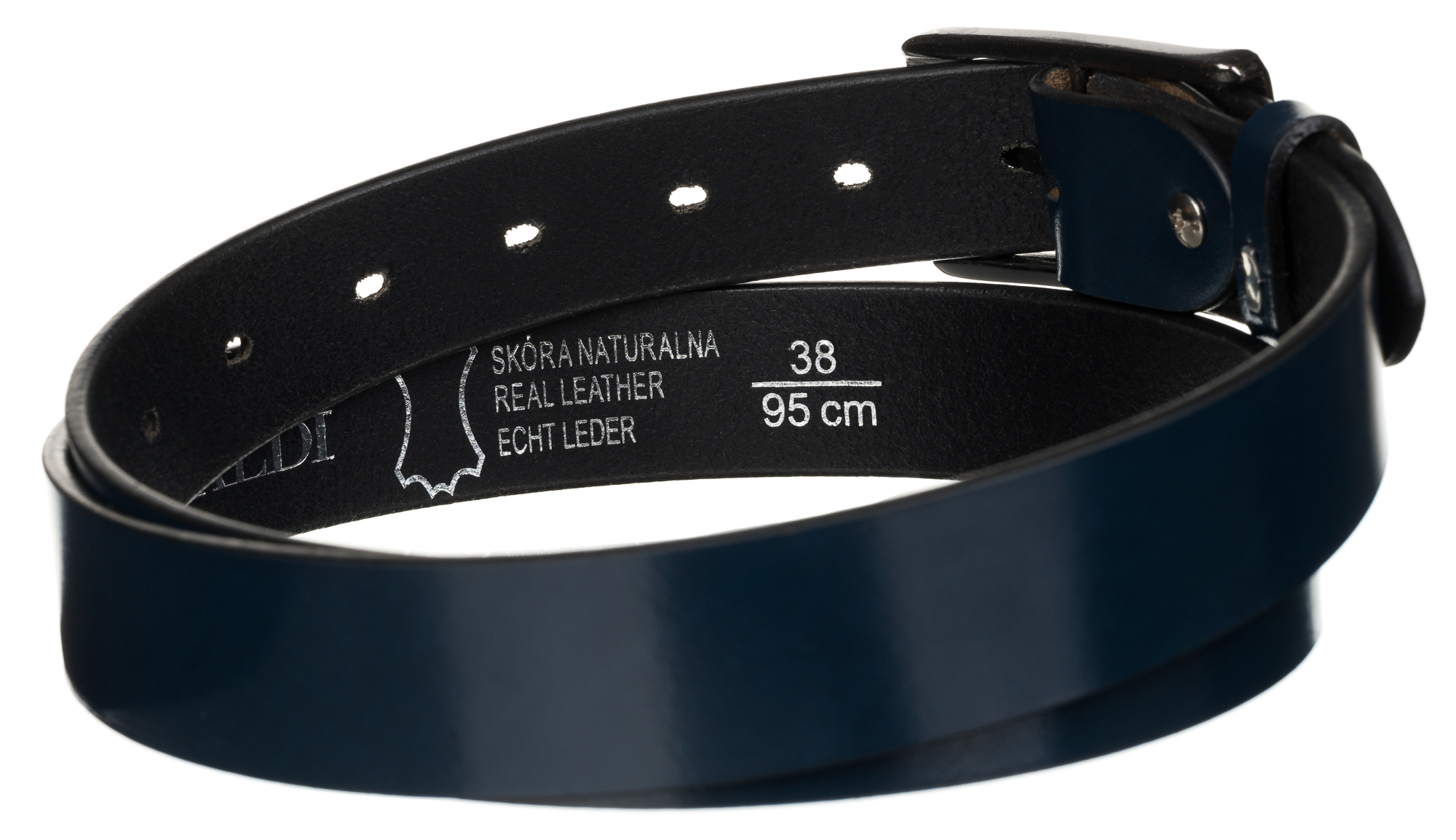 pasek skóra pdc-3 granatowy
