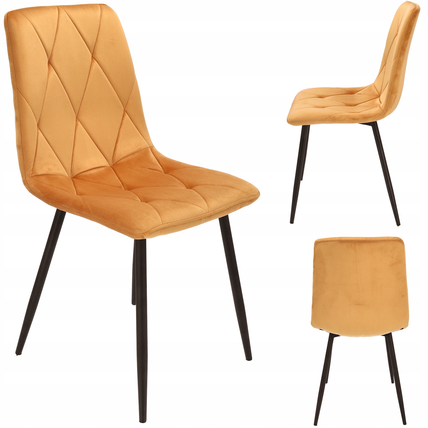 krzesło piado żółte (zestaw nogi + śruby)