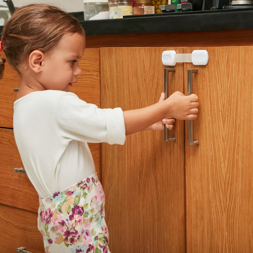 zabezpieczenia szafek blokada szuflad mebli drzwi przed dziećmi mocna