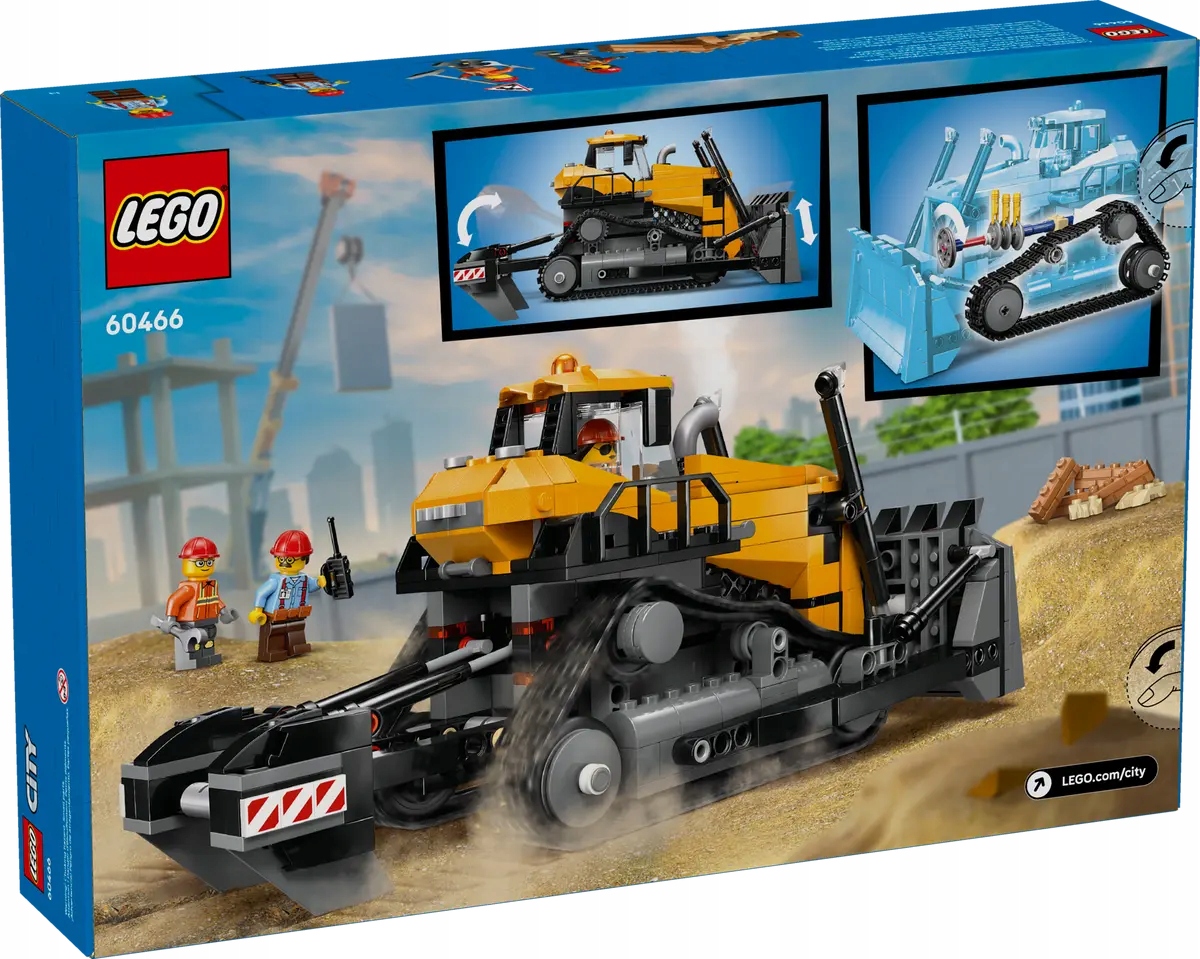 60466 - lego city - żółty buldożer