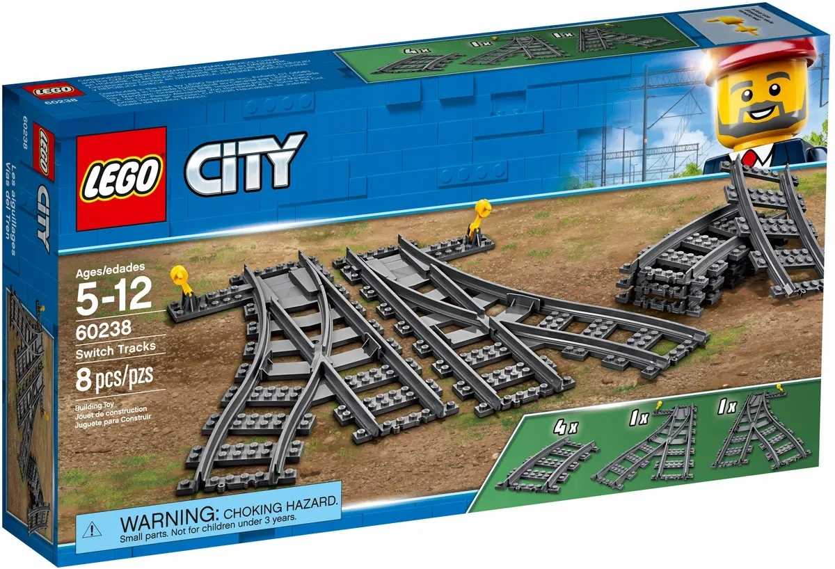 60238 - lego city - zwrotnice