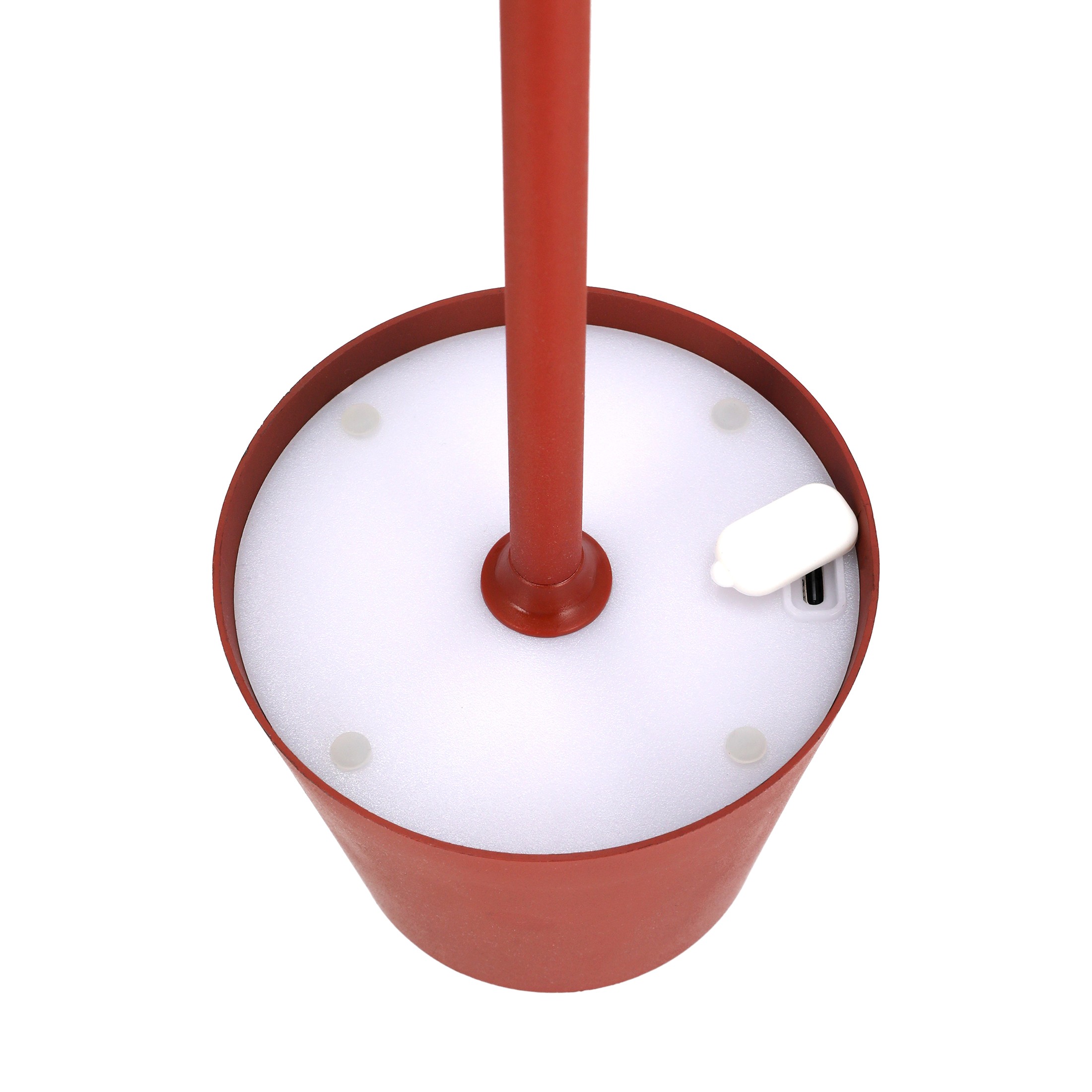 lampa led stołowa 38,5 cm bezprzewodowa 3 tryby dotykowa lampka nocna usb-c