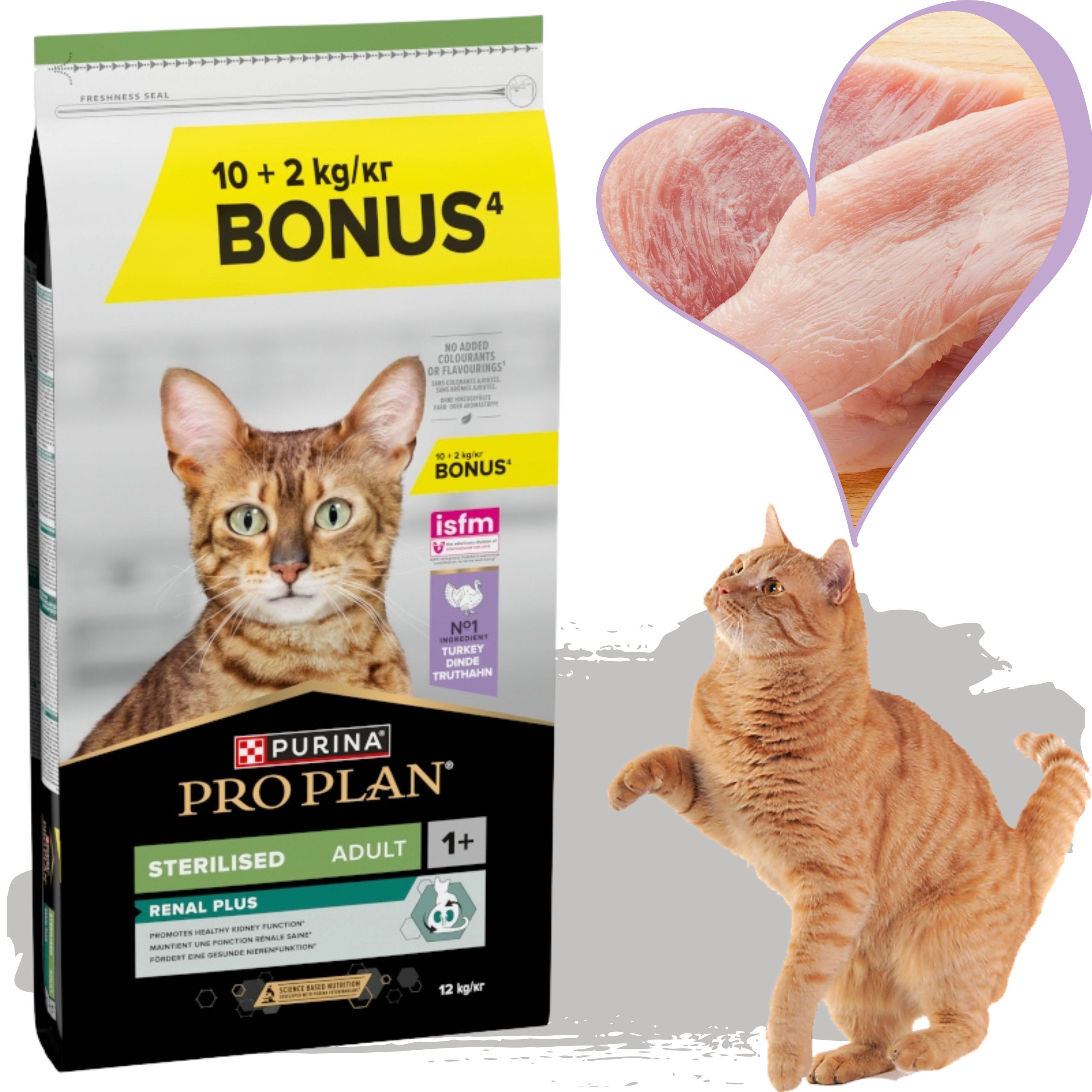 sucha karma dla kotów sterylizowanych pro plan turky z indykiem 12 kg bonus