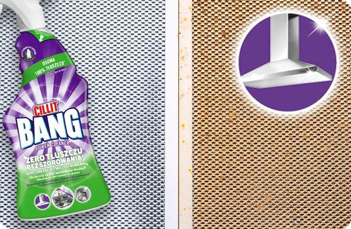 cillit bang power cleaner tłuszcz i smugi 750ml spray