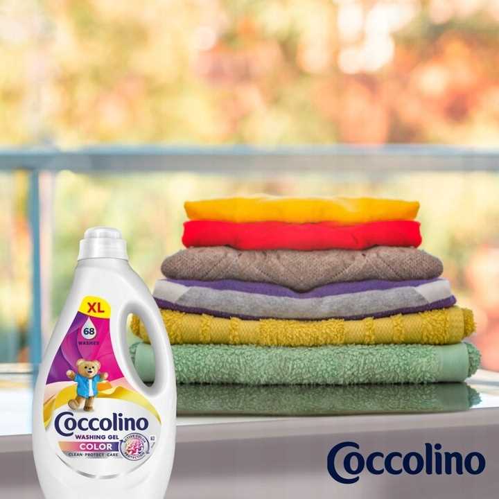 coccolino color xl żel do prania kolorowych tkanin 68 prań 2,72l