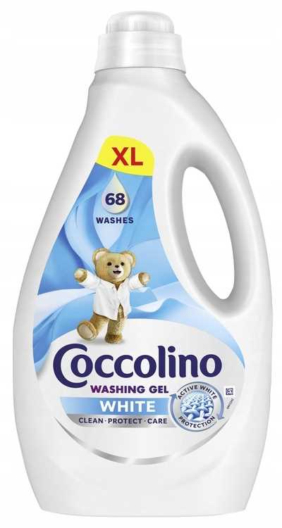 coccolino white xl żel do prania białych tkanin 68 prań 2,72l
