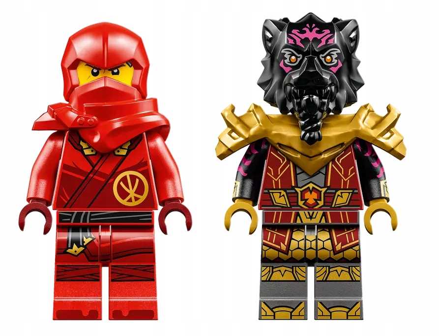 71789 - lego ninjago - bitwa samochodowo-motocyklowa między kaiem a rasem