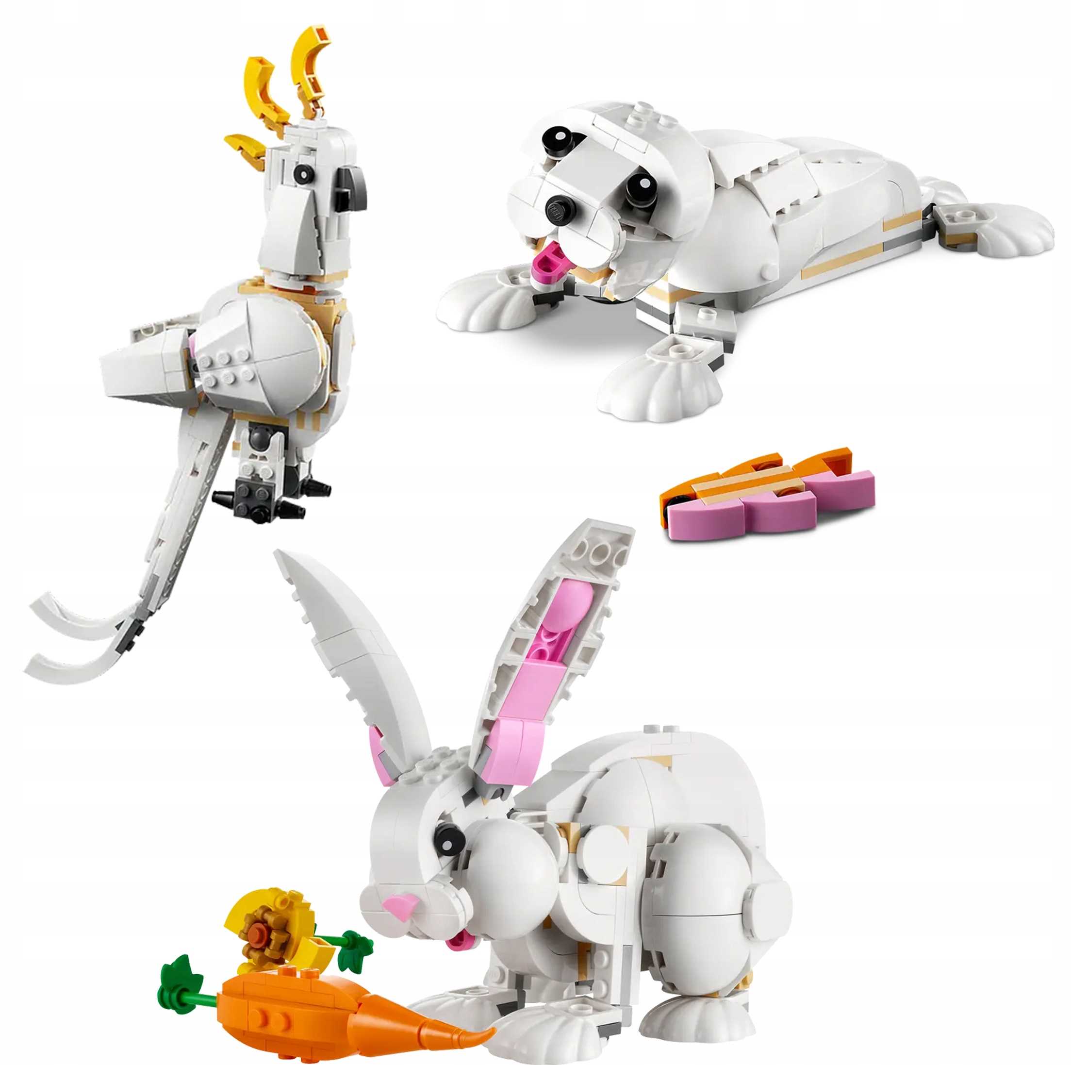 31133 - lego creator - biały królik