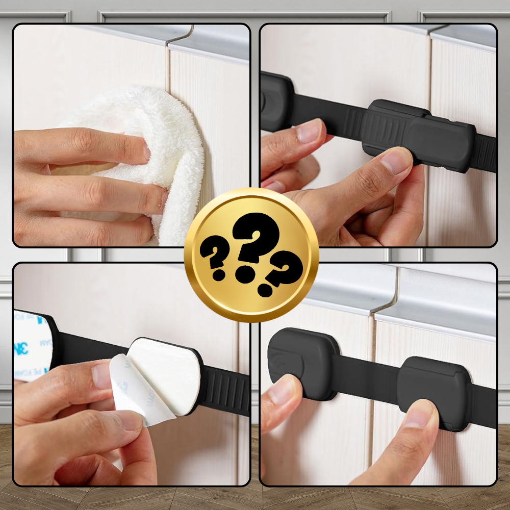 zabezpieczenia szafek blokada szuflad mebli drzwi przed dziećmi mocna