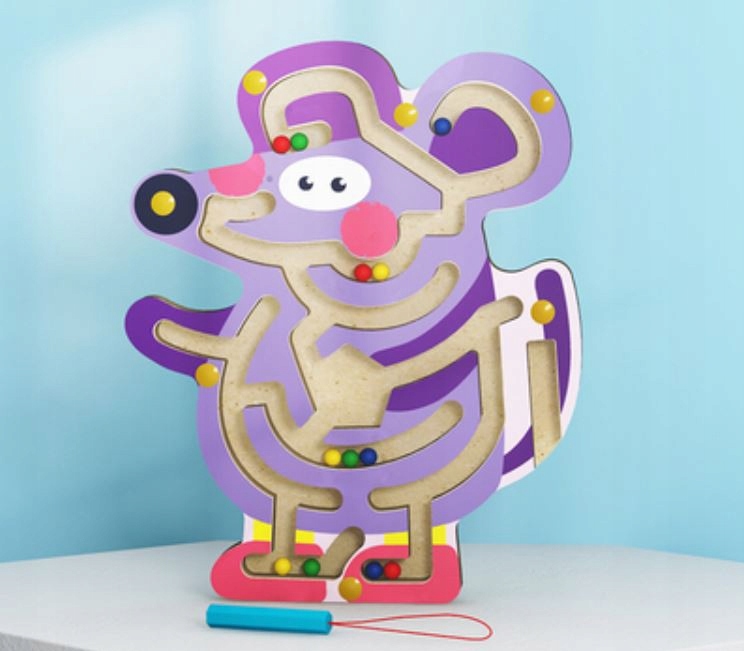 drewniany labirynt mysz jhtoy-312