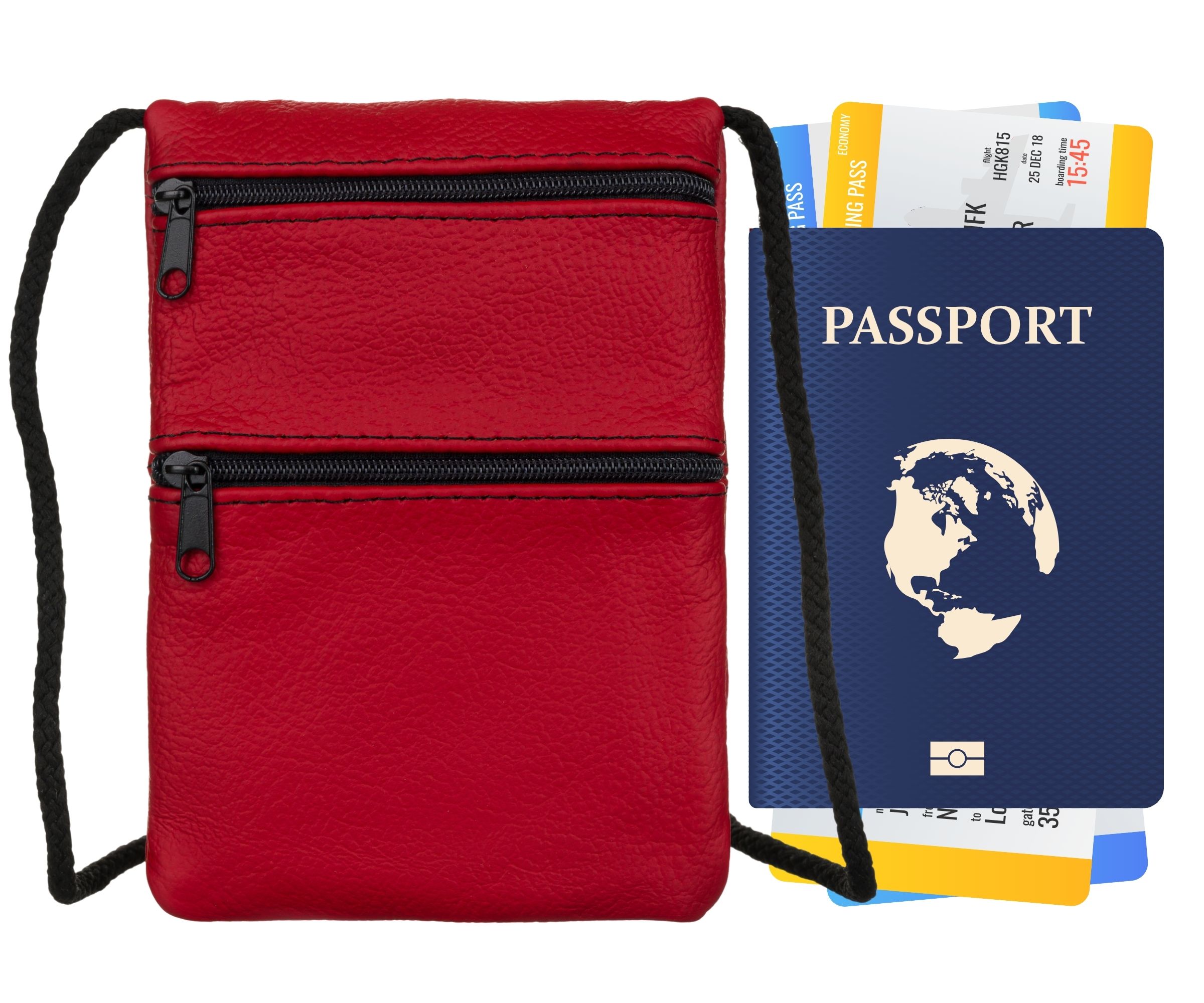 paszportówka pu pasz-zw-red