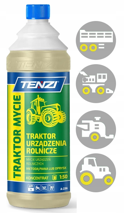 tenzi traktor mycie środek do mycia maszyn rolniczych 1l