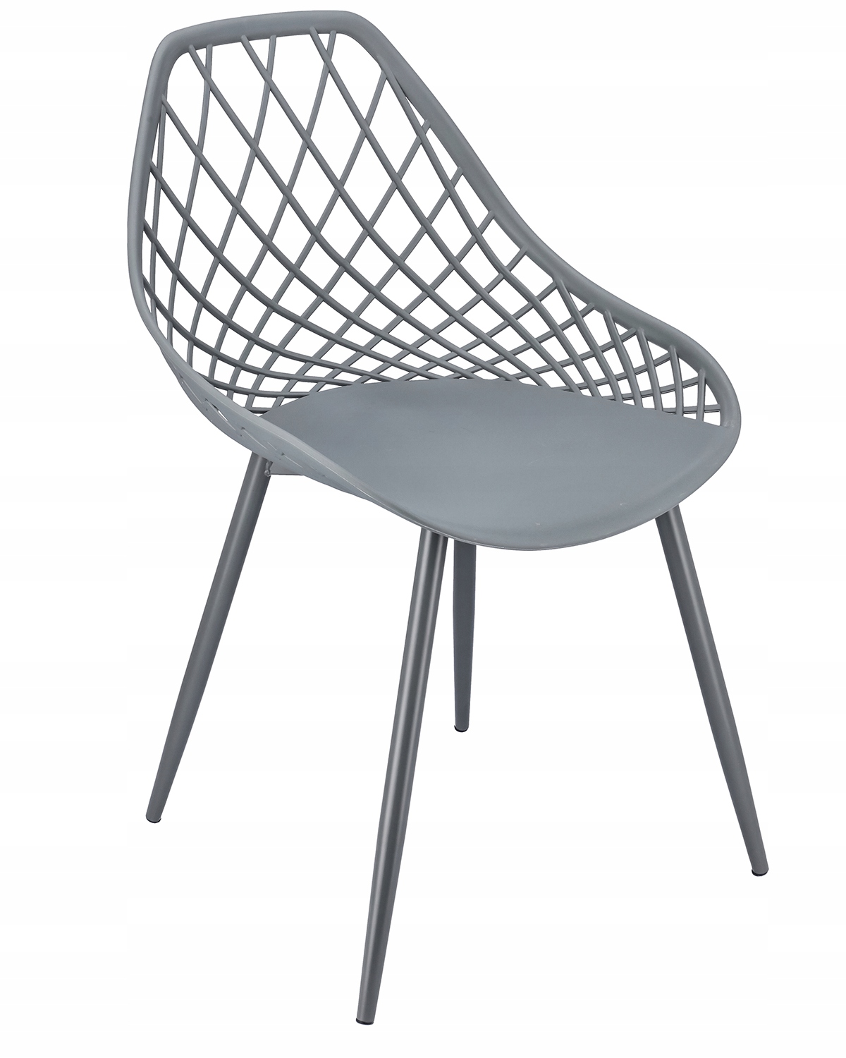 4 x krzesło aranda szare + nogi kolor