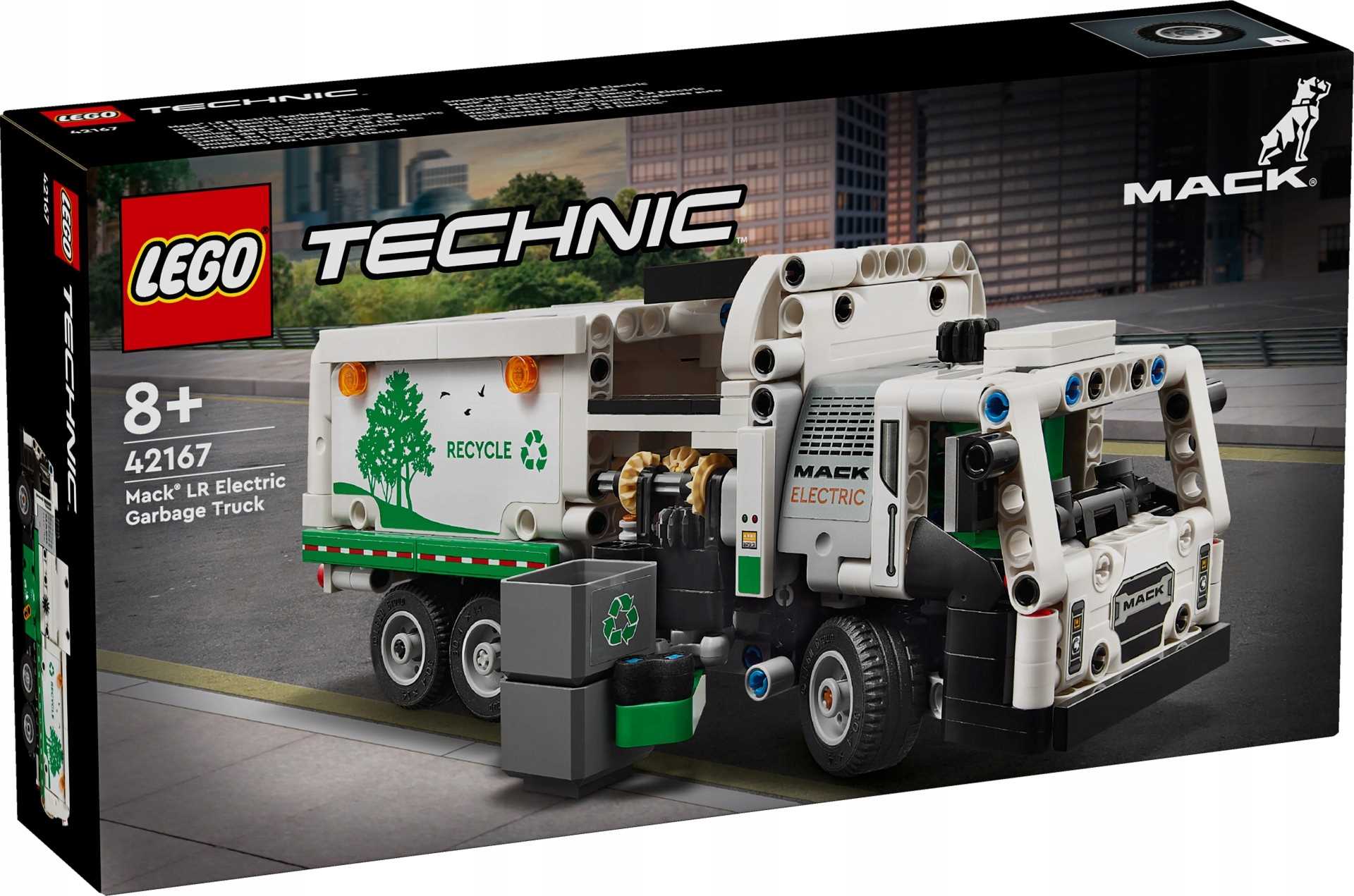42167 - lego technic - śmieciarka mack® lr electric
