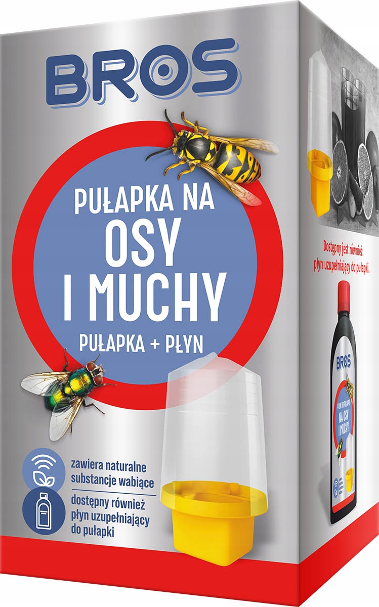 bros - pułapka z płynem na osy i muchy