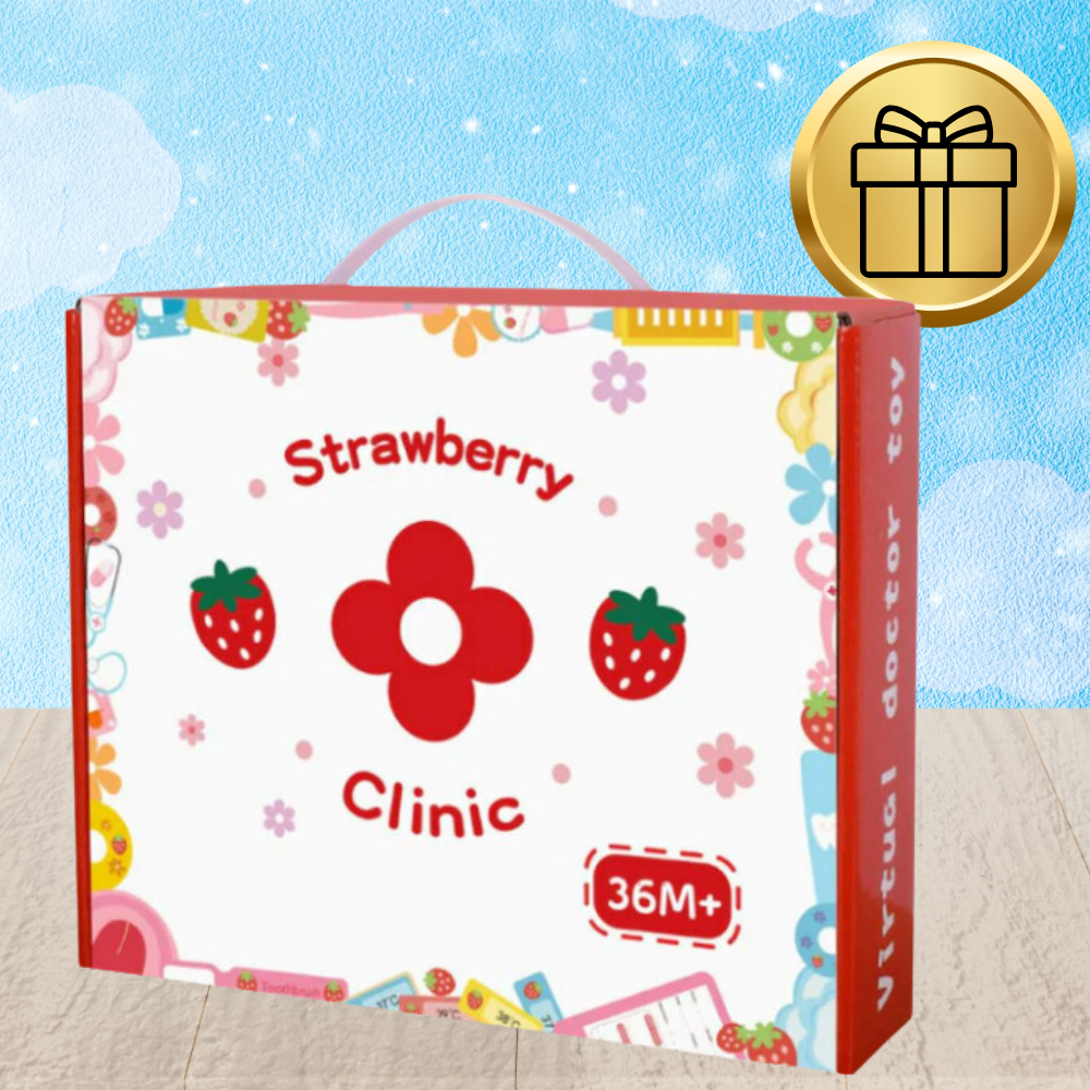 doktor drewniany zestaw lekarski lekarz stetoskop walizka dla dzieci