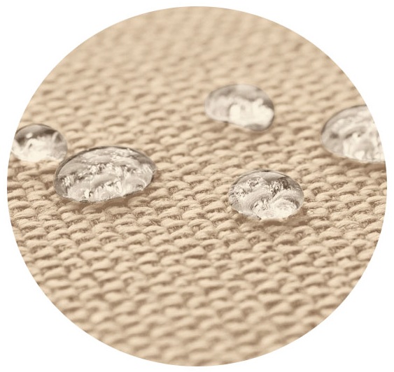 poduszka ogrodowa 50x50x80 cm na krzesło wodoodporna beżowa