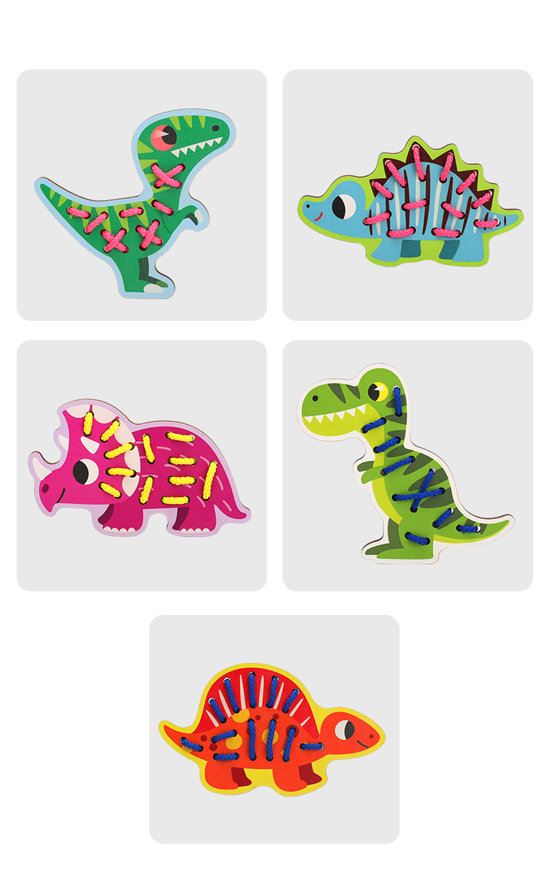 gra logiczna zręcznościowa przeplatanka dinozaury jhtoy-428