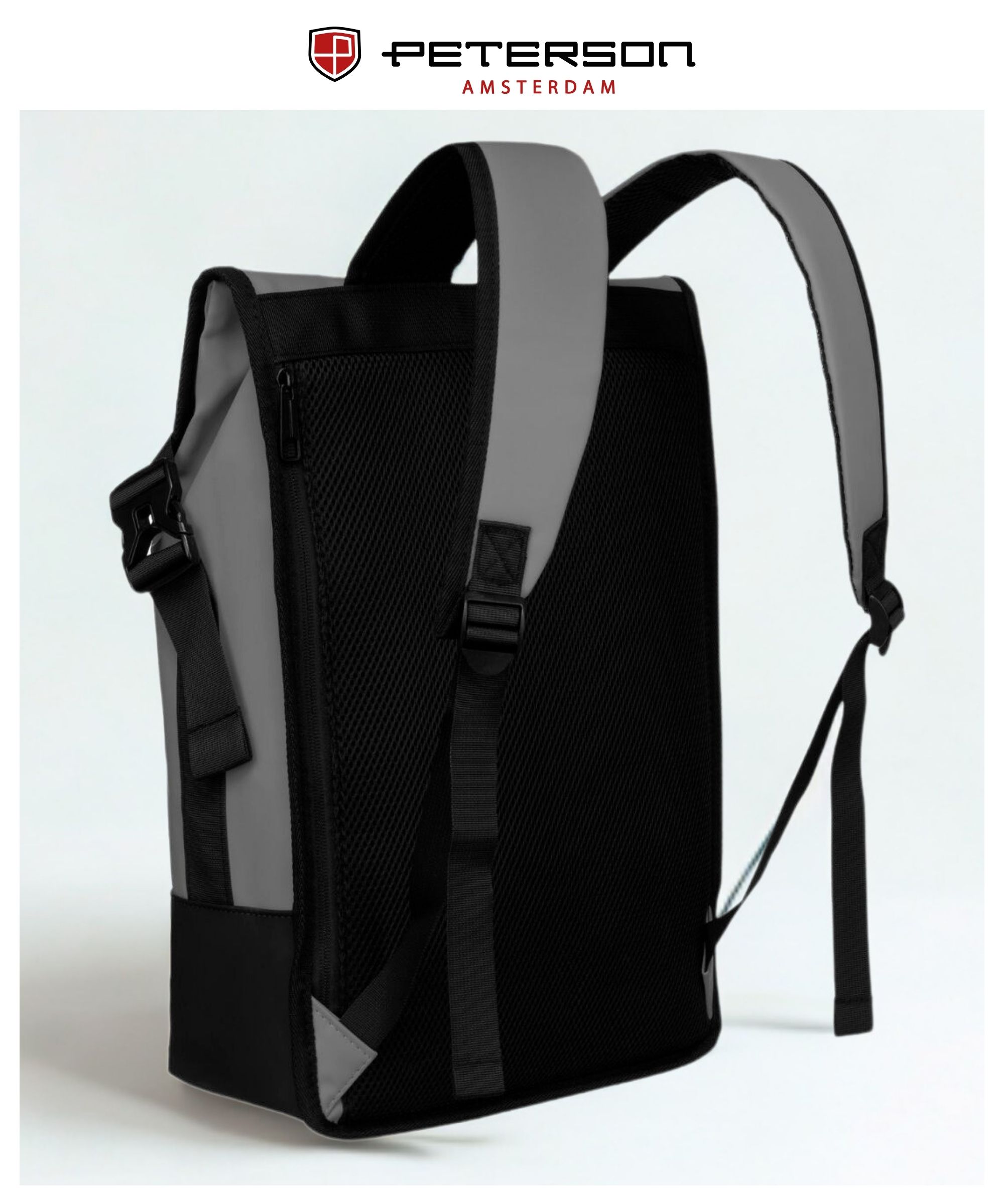 plecak miejski ptn berlin-9053 gray