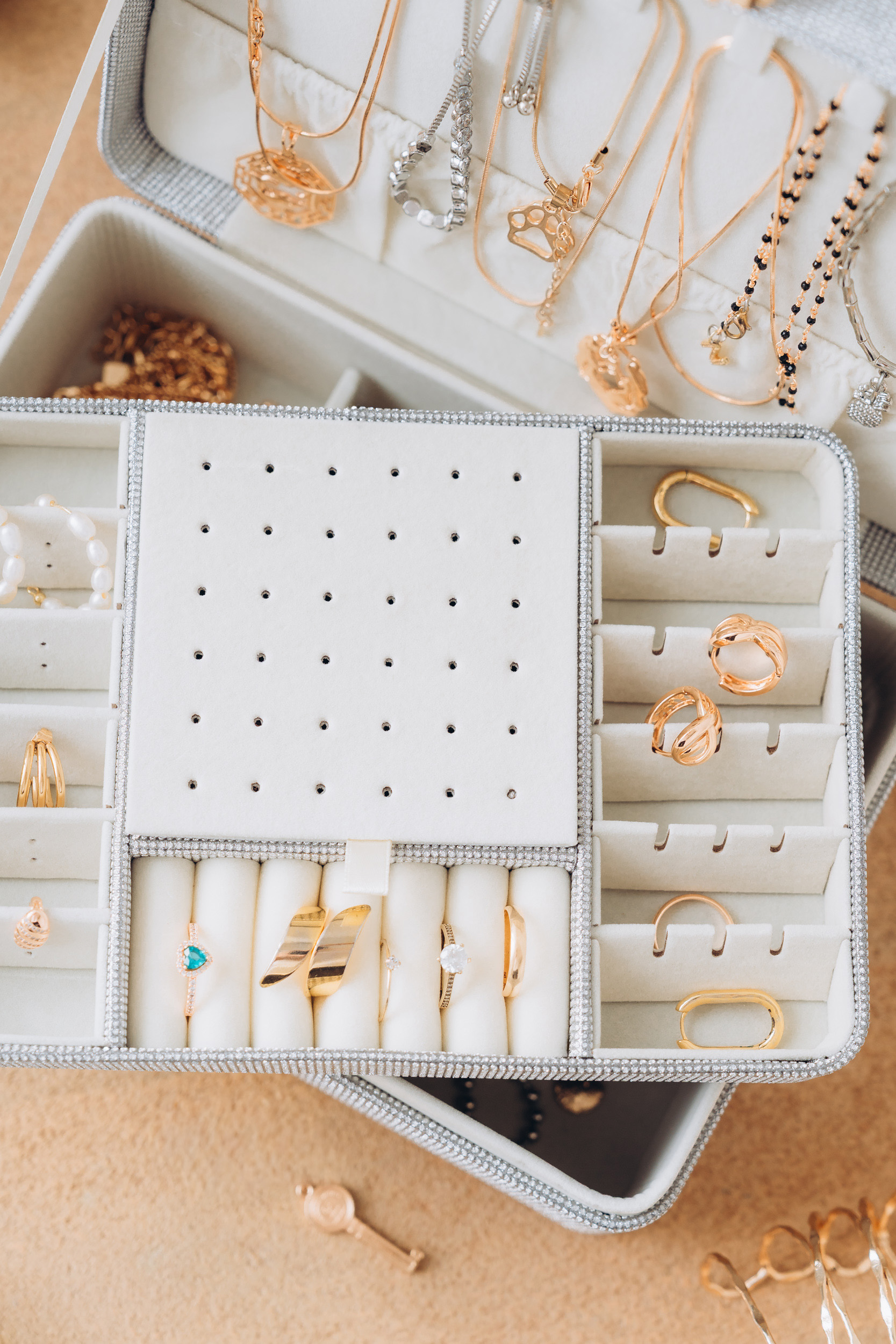 szkatułka ptn szk-08-3118 grey silver