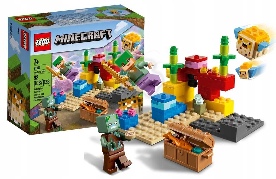 21164 - lego minecraft - rafa koralowa