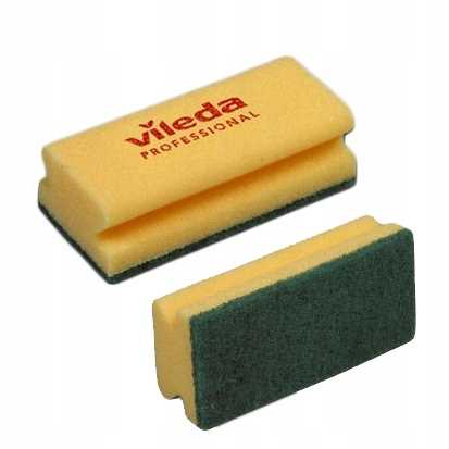 gąbka do szorowania z zielonym padem 7x15cm - 1 szt.