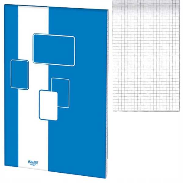 blok biurowy w kratkę a4 / 100 kartek / 60g / budget / bantex