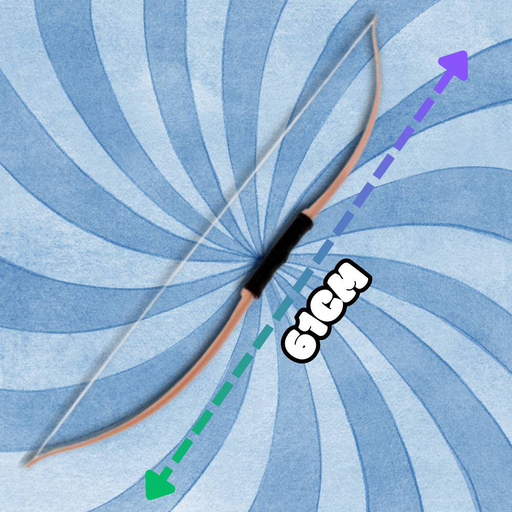 zestaw łucznika łuk dla dzieci 3 strzały z przyssawkami 61 cm