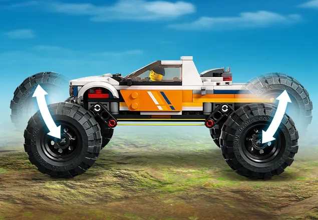 60387 - lego city - przygody samochodem terenowym z napędem 4x4