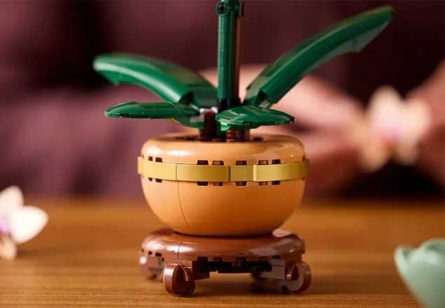 10343 - lego the botanical collection - mała orchidea