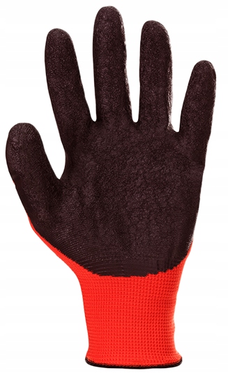rękawice robocze mercator tech red+black latex - s - 240 par