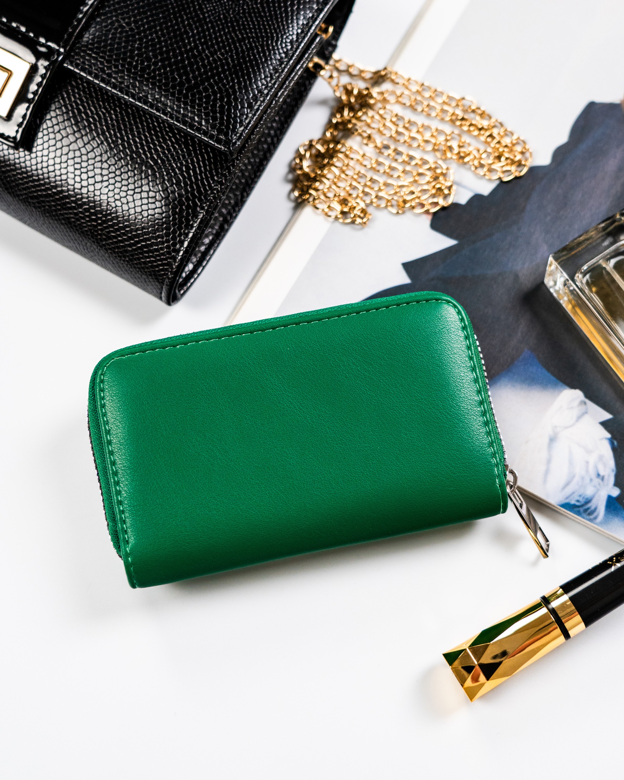 portfel damski pu abt-04-bl-3493 d.green