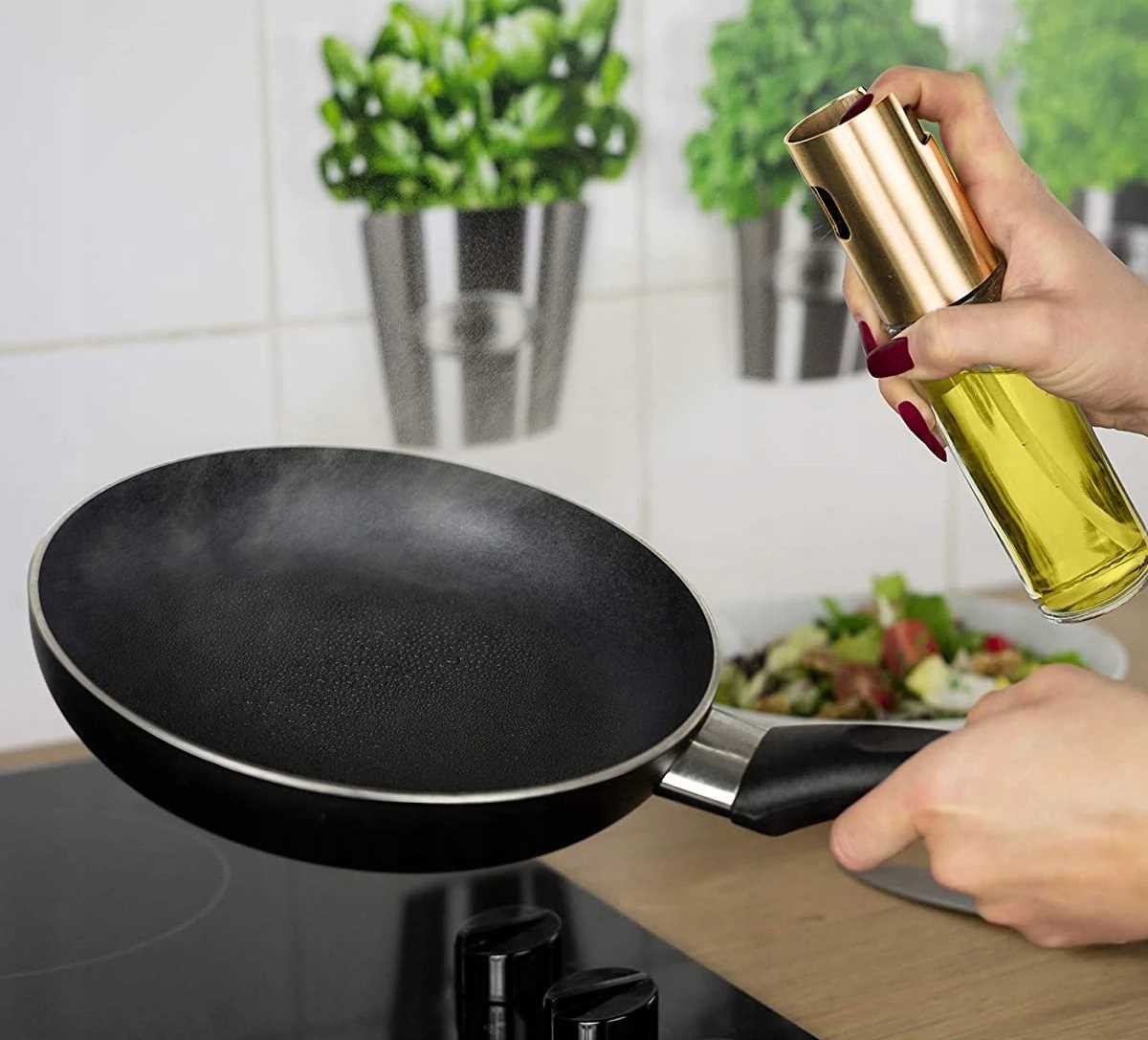 spryskiwacz kuchenny do oleju oliwy octu złoty 100ml