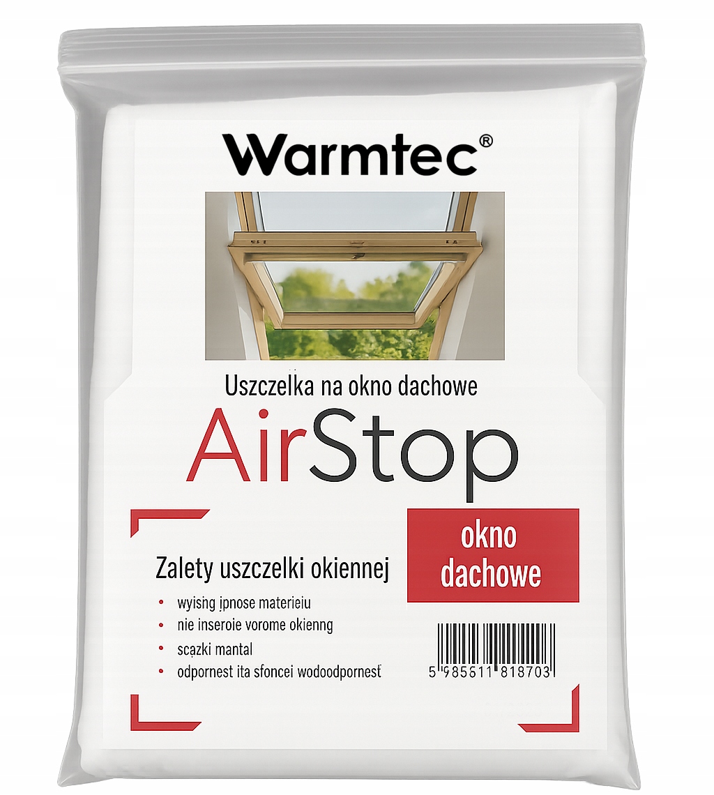 uszczelka okienna do klimatyzatora (dachowa) warmtec airstop