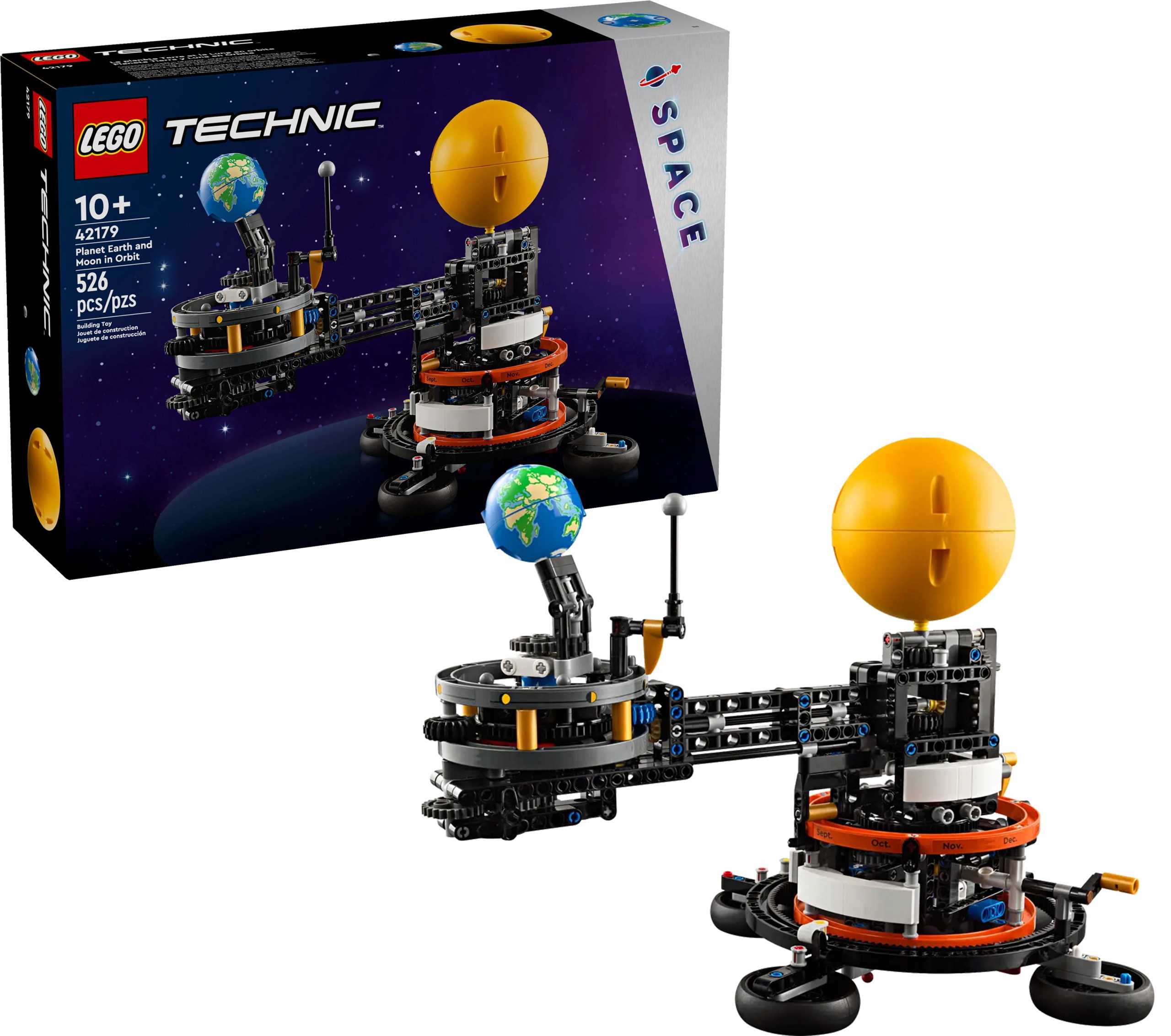 42179 - lego technic - planeta ziemia i księżyc na orbicie