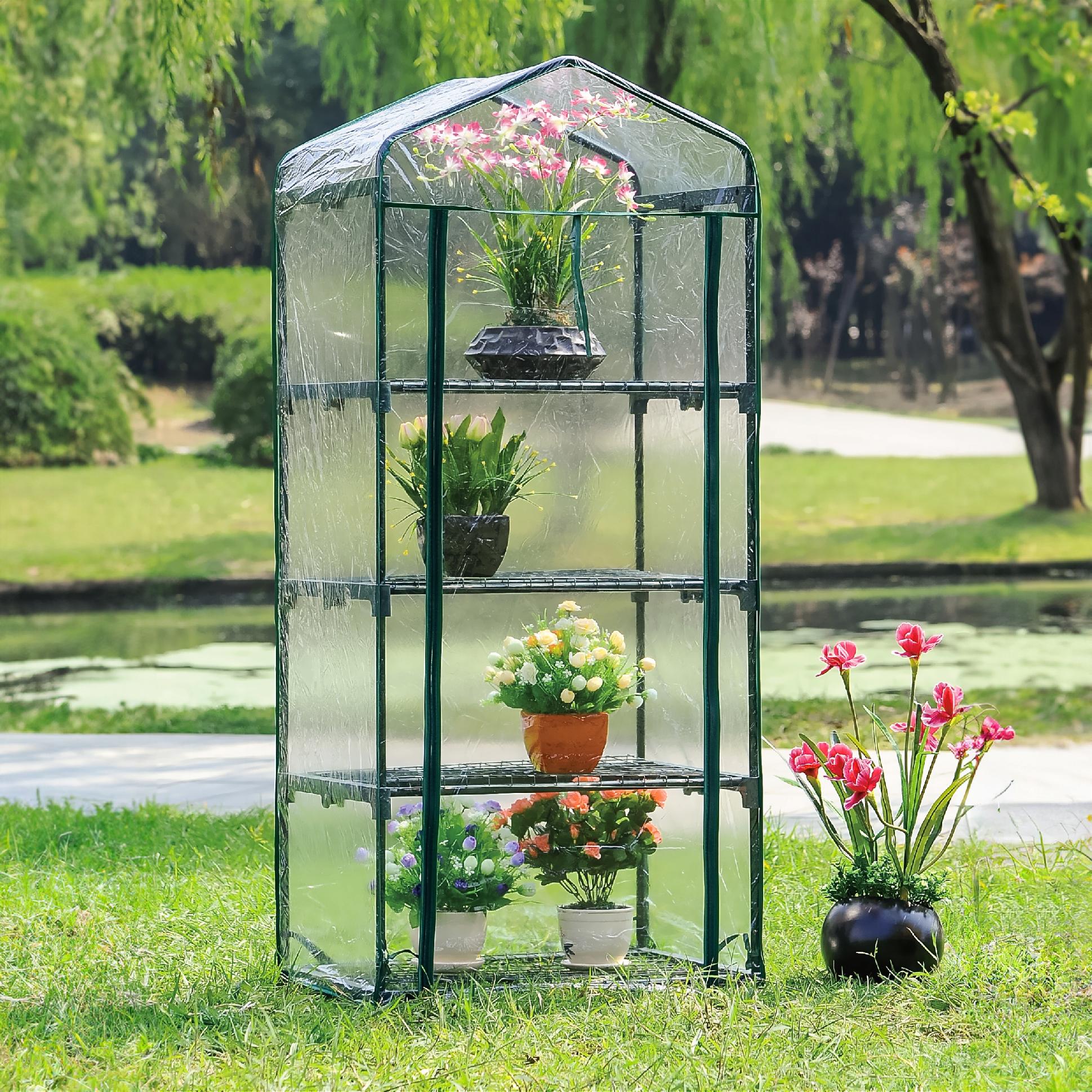 mini szklarnia balkonowa ogrodowa 160x70x50 do uprawy roślin tunel foliowy
