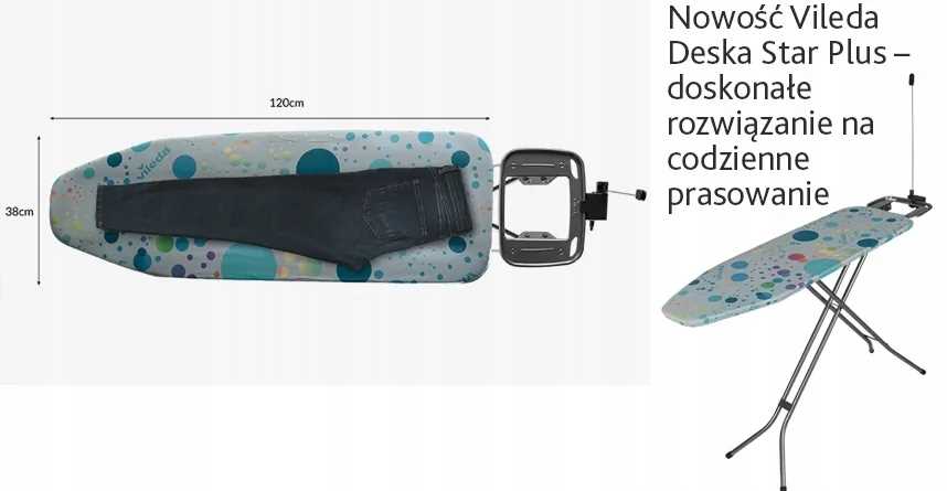 deska do prasowania vileda star plus