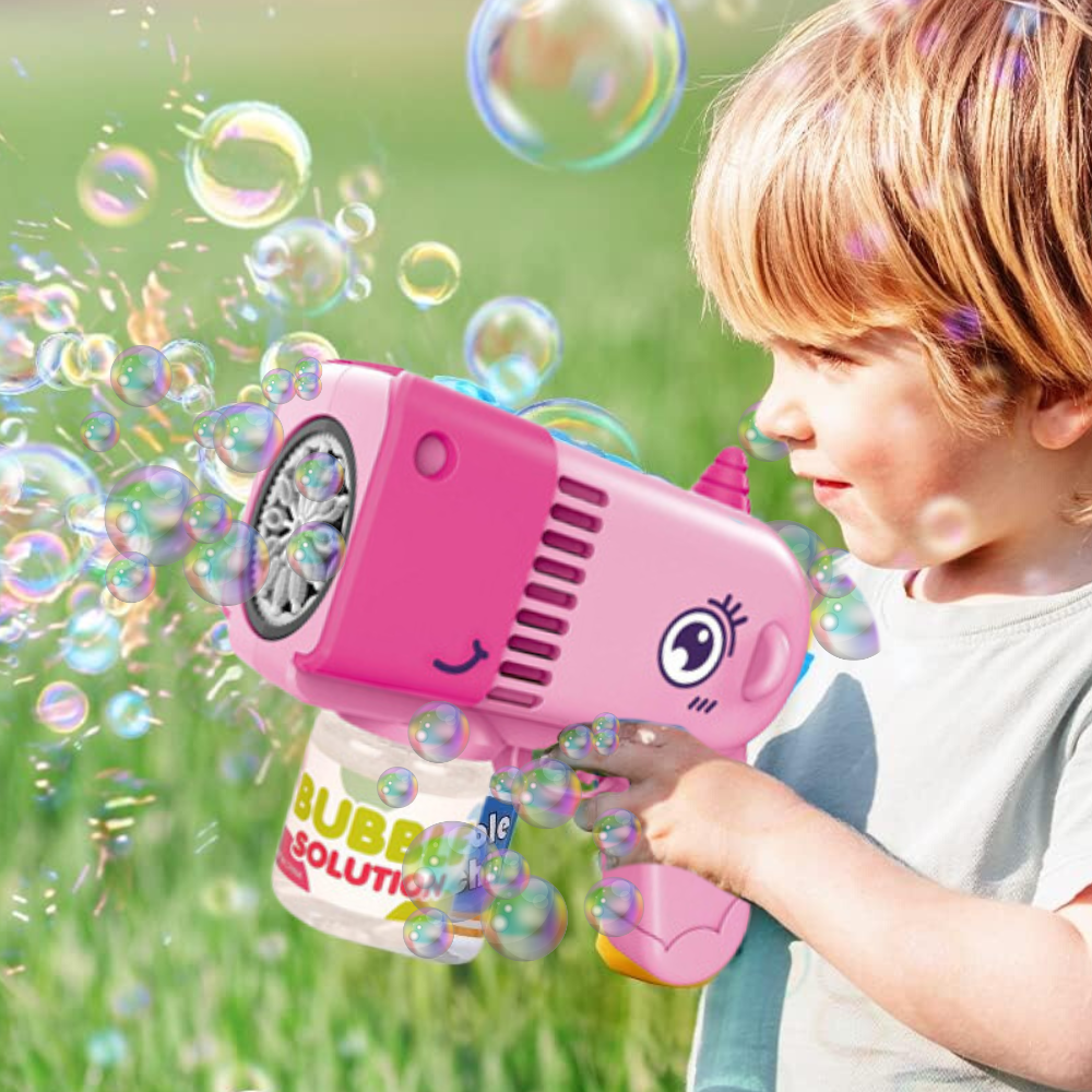 pistolet na bańki mydlane aparat do tworzenia baniek mydlanych + płyn