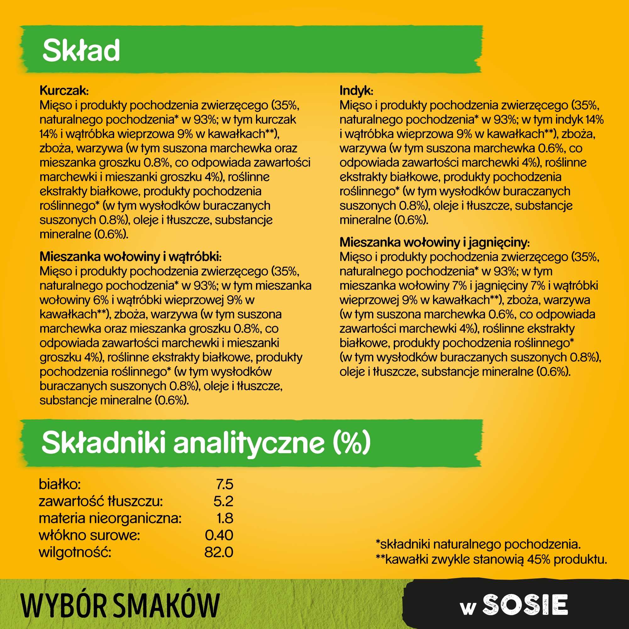 pedigree mixed selection with vegetables sos ind/jag/woł/kur 40x100g