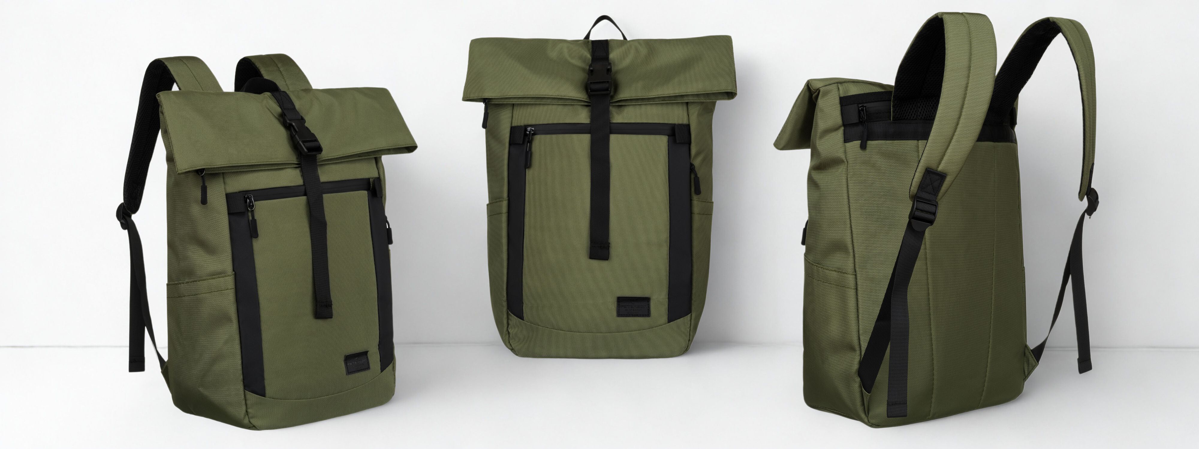 plecak miejski ptn rio-9107 green