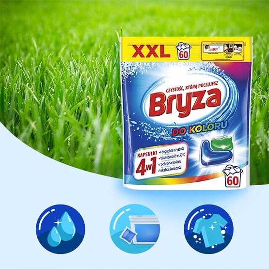 bryza 4w1 kapsułki do koloru 60
