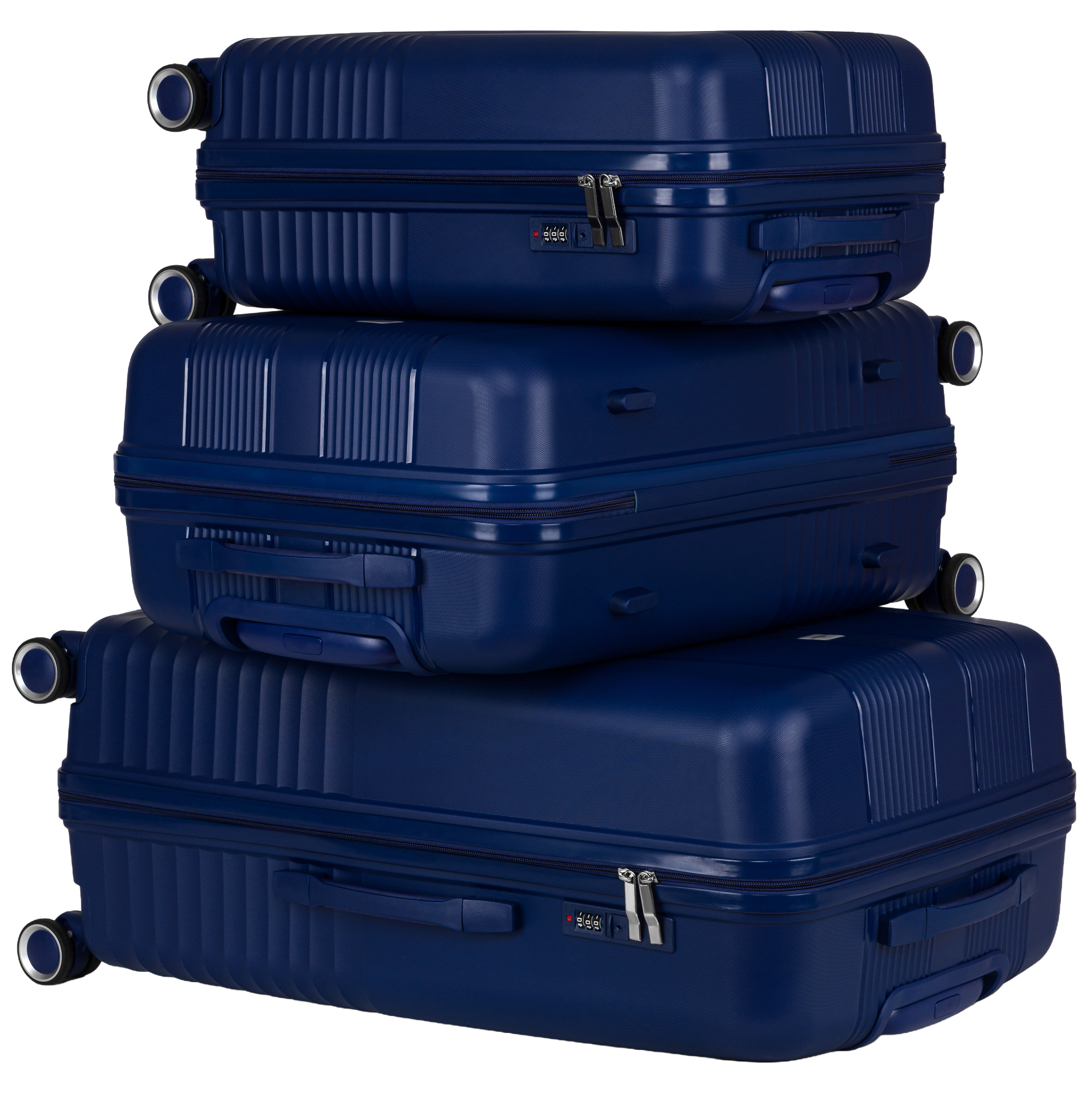 zestaw walizek ptn pp-09-set3-1594 navy