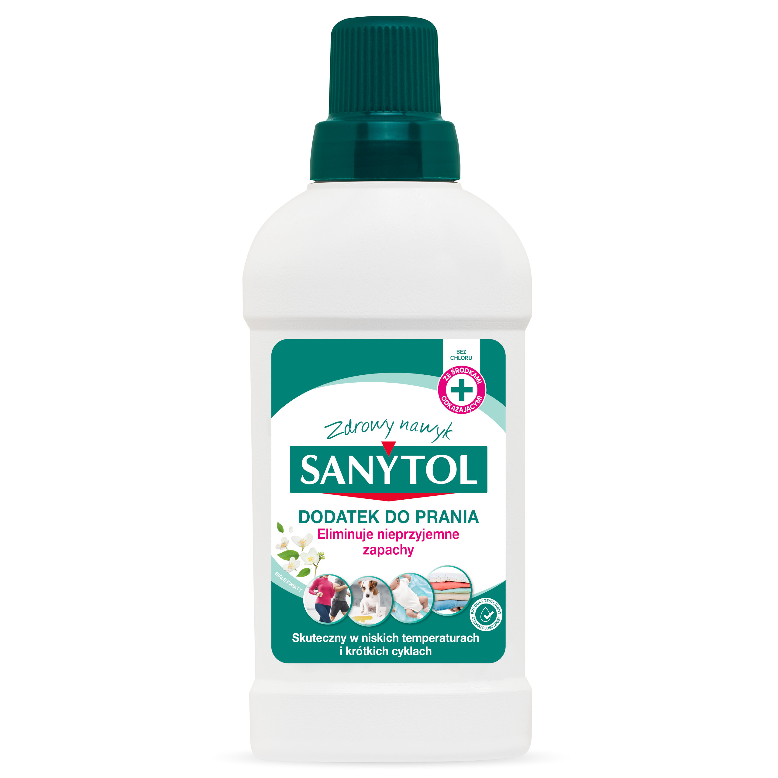 dodatek do prania sanytol białe kwiaty 500 ml