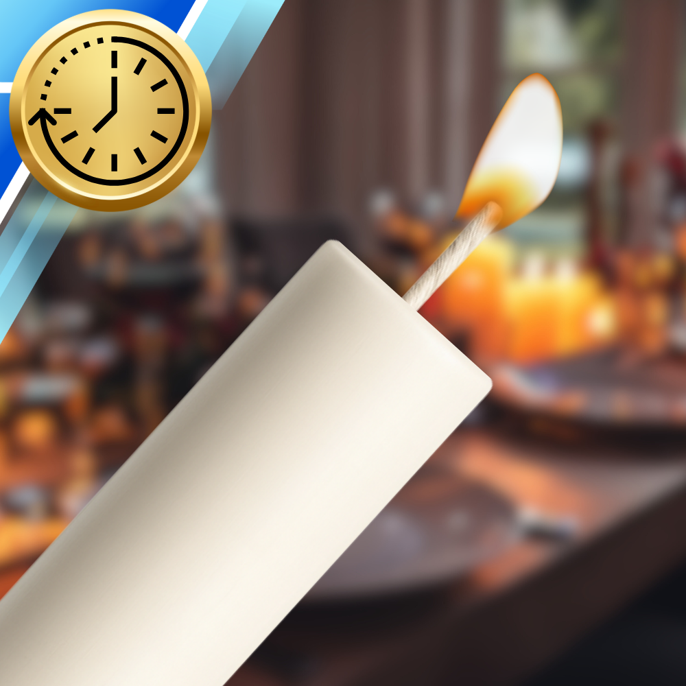 świece stołowe 72 szt. | klasyczne świece białe do świecznika