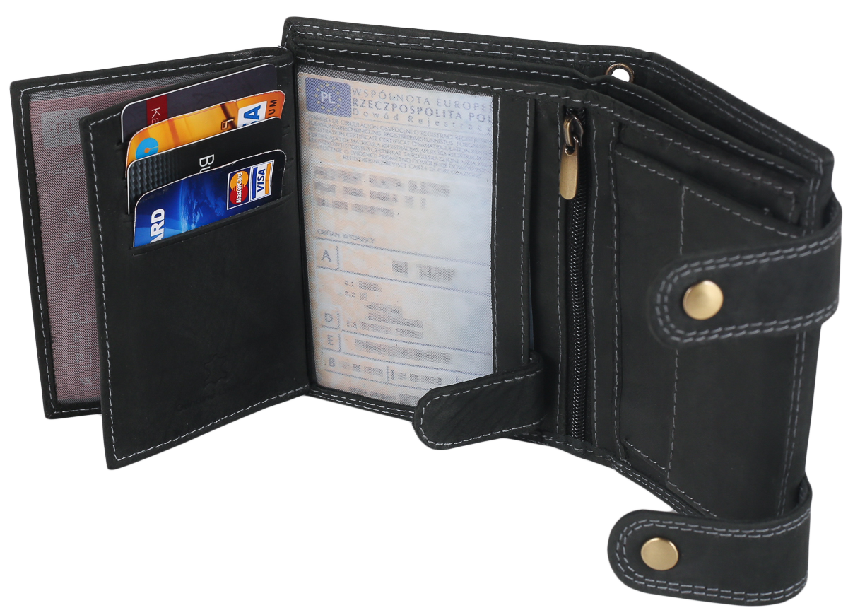 portfel męski skórzany 2901-bic black